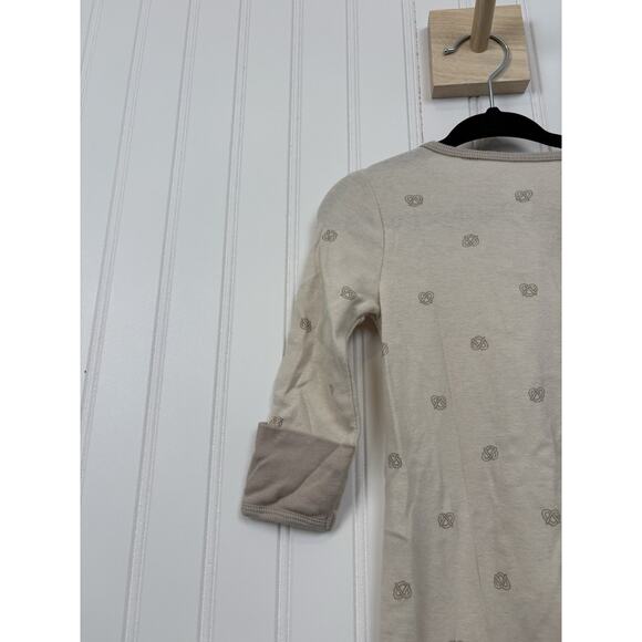 Cloud Island Baby Boy Tan Pretzel Zip One Piece Sleeper Outfit 3-6 Months #155 - Picture 11 of 13